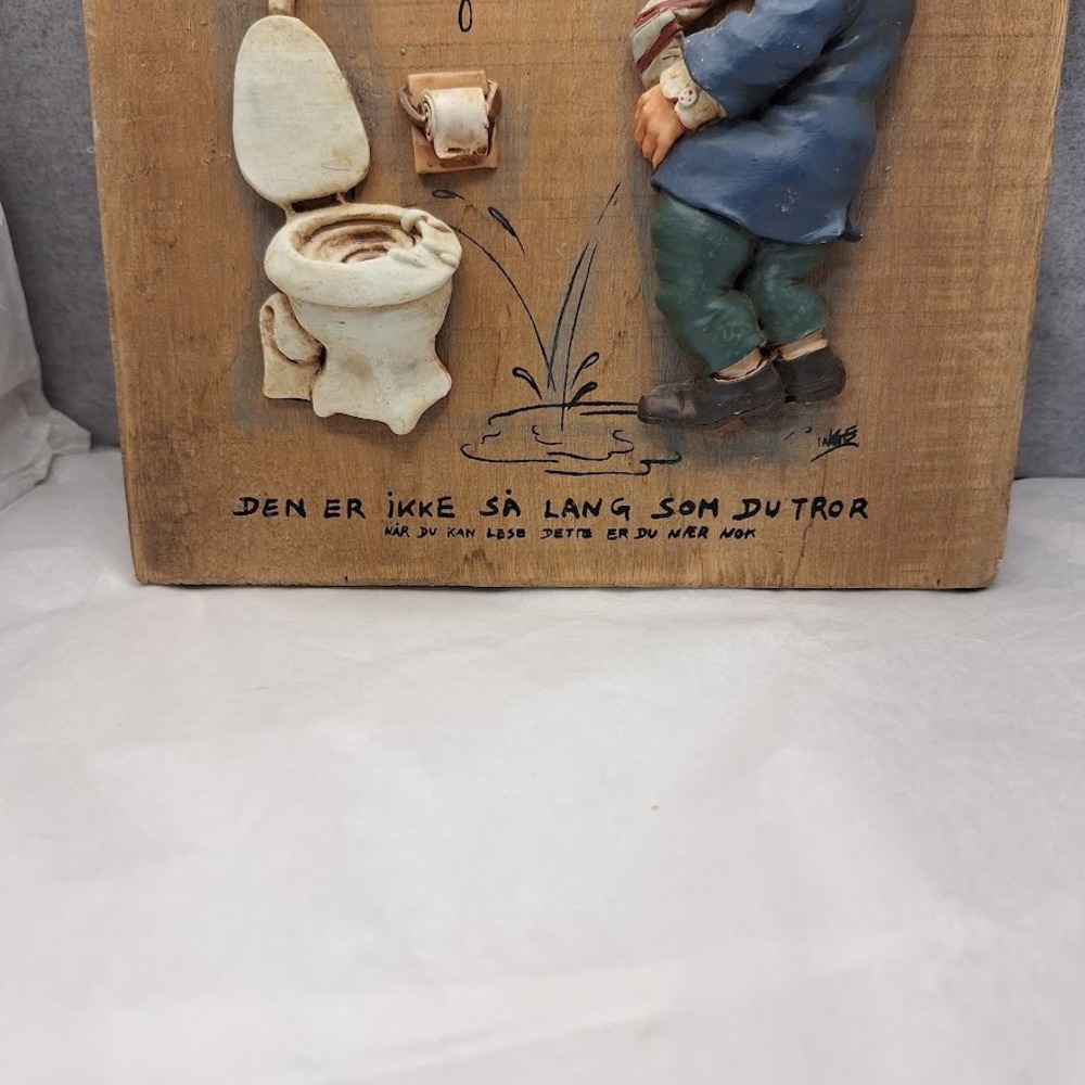 bathroom art norway "GO A LITTLE FURTHER!"  "GÅ‎ LITT LENGER FREM !" - Picture 8 of 8